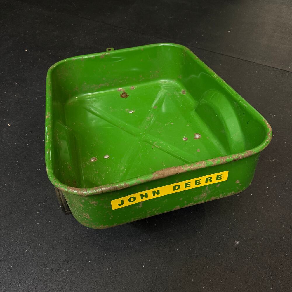 Vintage ERTL John Deere Pedal Tractor Trailer Wagon – Original Paint
